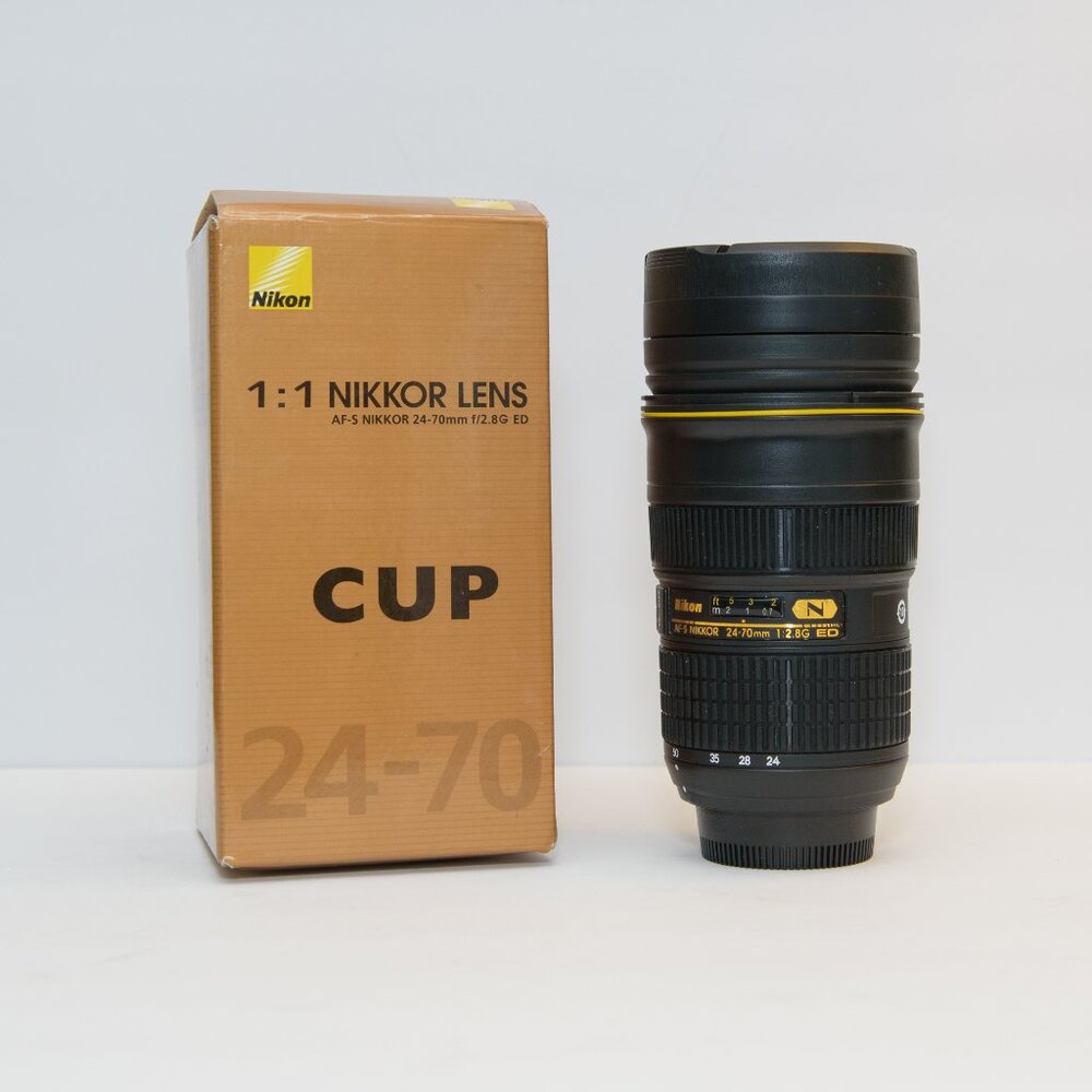 Nikon Lens Travel Mug